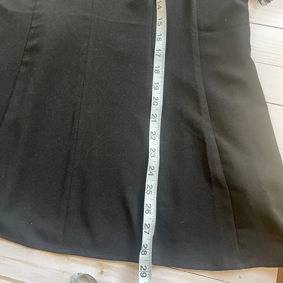 NWT Torrid Plus Size Black Crepe Lace Fit and Flare Top - Picture 8 of 14